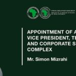 African Development Bank Appoints Simon Mizrahi as Acting Vice President, Technology and Corporate Services Complex