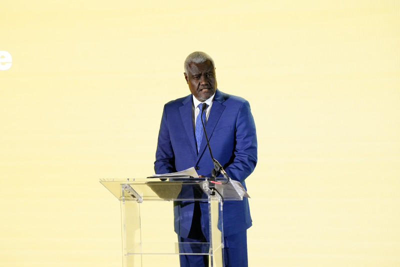 H.E. Moussa Faki Mahamat during Unstoppable Africa