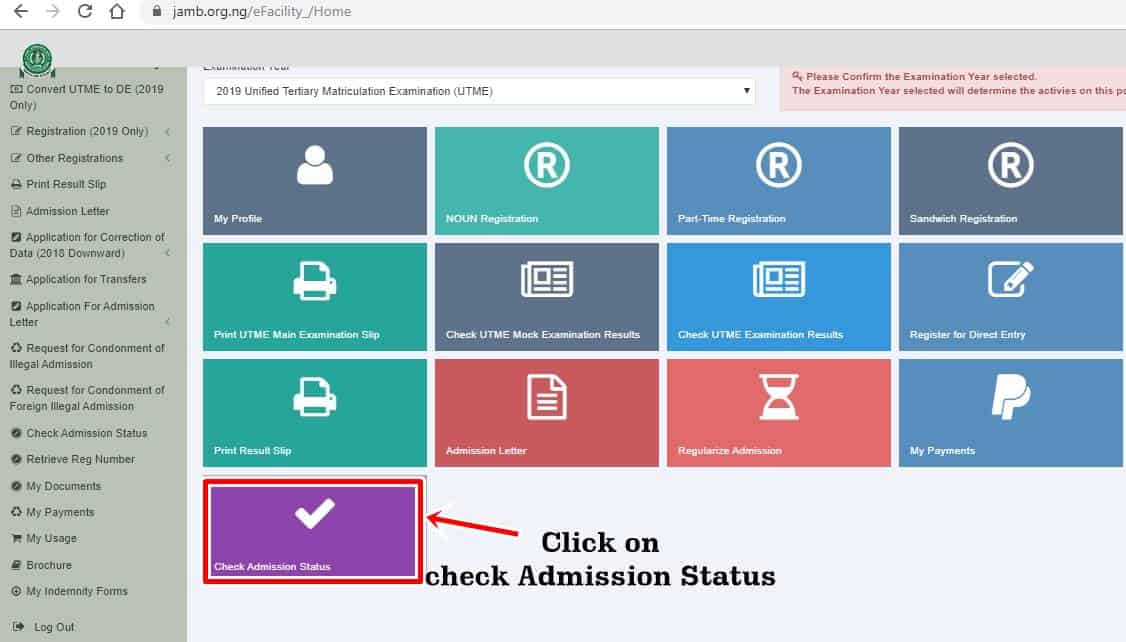 HOW TO ACCEPT OR REJECT JAMB ADMISSION OFFER