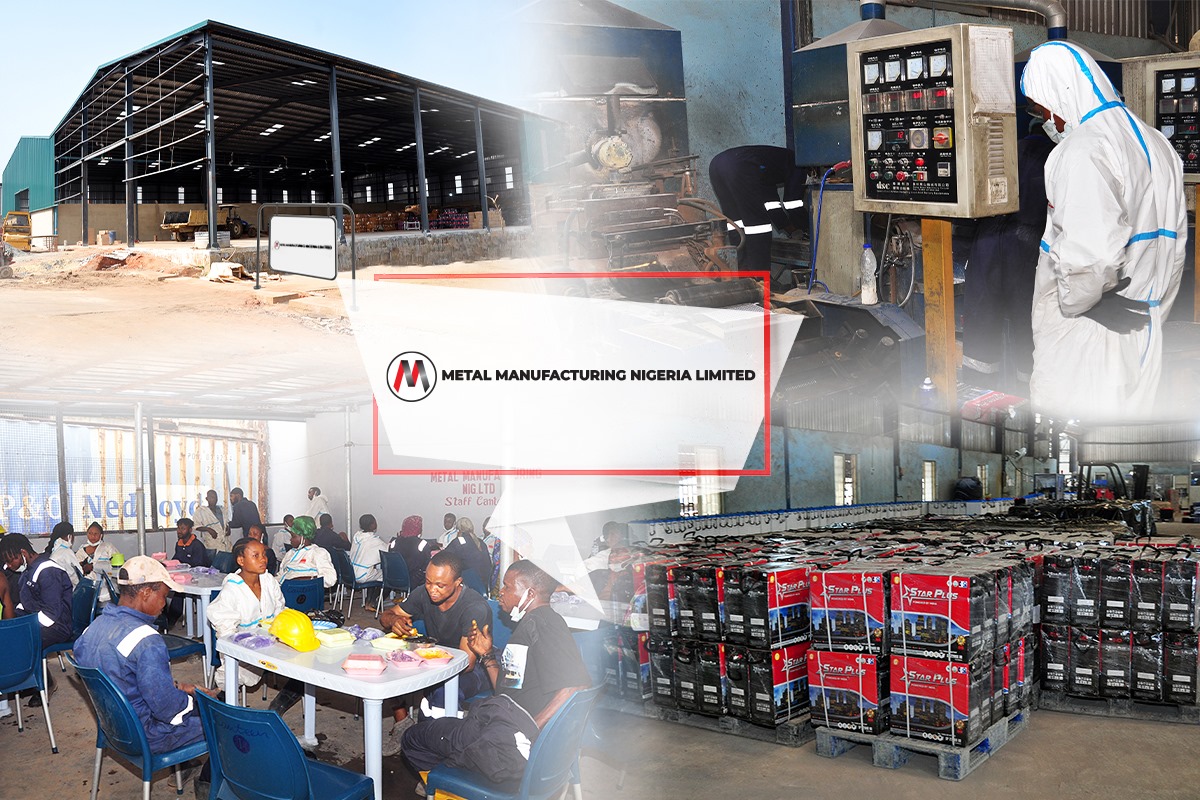 Metal Manufacturing Nigeria Limited (MMNL); also ventures into multiple business verticals in backward & forward integration